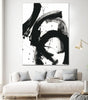 "Onyx Gesture Ii" Giant Art 72x54 Wall Art