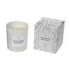 Bougie parfumée de luxe de 7 oz à arôme de daim blanc dans une boîte cadeau - ensemble de 2