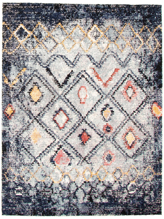 Carpette Makondo Classic bleu - 5 pi 3 pox 7 pi 3 po