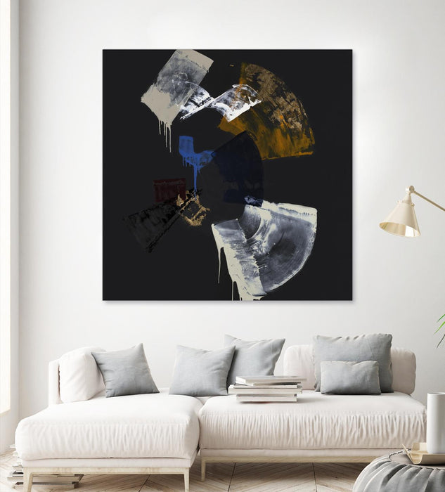 Œuvre d’art murale Giant Art « Luxurious Candor » 54 x 54