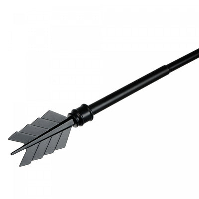 16/19mm Metal Drape Pole Set Quill - Black|Ensemble de tringles à rideaux de 16 à 19 mm en métal avec plume - noir