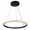 Luminaire suspendu Nova noir à DEL de 24 W