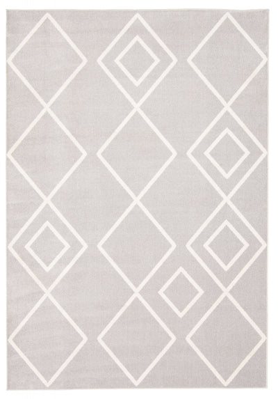 Kenza Grey Machine Washable Area Rug - 3'0" x 5'0"