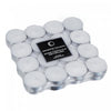 Paquet de 32 bougies chauffe-plats blanches non parfumées - ensemble de 2 paquets de bougies