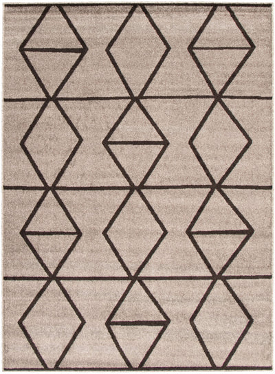 Anandi Grey-Brown Area Rug - 5'3" x 7'3"