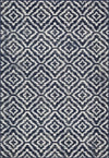 Carpette Lav Mosaic bleu marine 5 x 8