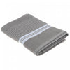 Serviette de bain gris clair 27 x 50 de luxe - ensemble de 2 serviettes