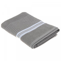Serviette de bain gris clair 27 x 50 de luxe - ensemble de 2 serviettes
