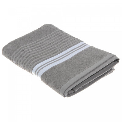 Deluxe Bath Towel 27 x 50 Light Grey - Set of 2 Towels|Serviette de bain gris clair 27 x 50 de luxe - ensemble de 2 serviettes