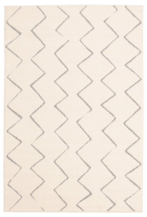 Carpette Kimi ivoire 6 pi 7 po x 9 pi 6 po