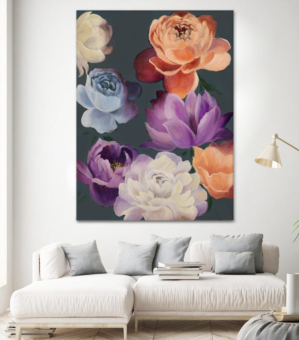 Œuvre d’art murale Giant Art « November Blooms » 72 x 54