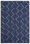 Carpette Kimi bleue 6 pi 7 po x 9 pi 6 po