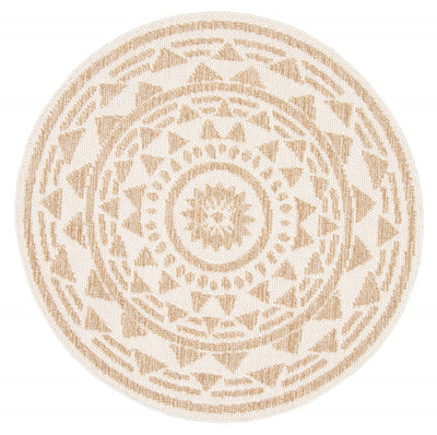 Simcha Taupe Area Rug - 8'0" x 8'0"