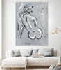 "Nude Figure 4" Giant Art 72x54 Wall Art