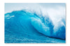  Beautiful Blue Ocean Wave 24 po x 36 po : Cadre d'art mural et panneau de tissu