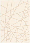 Carpette Sadie Abstract champagne taupe - 7 pi 10 pox 10 pi 2 po