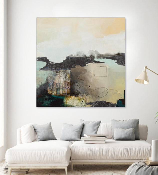 Œuvre d’art murale Giant Art « Around The Corner » 54 x 54