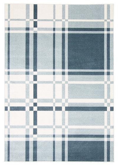 Roma Blue Machine Washable Area Rug - 8'0" x 10'0"