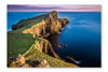  Sunset At Neist Point Lighthouse, Scotland 28 po x 42 po : Cadre d'art mural et panneau de tissu