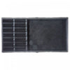 Tapis de plancher pour essuyer et ranger les bottes, en caoutchouc noir