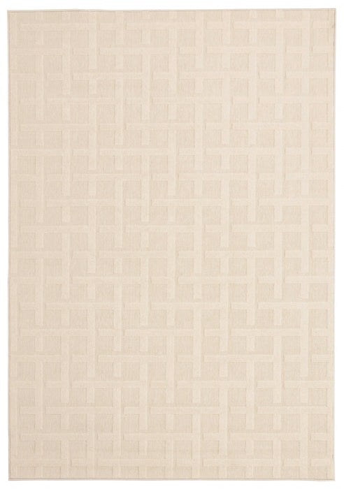 Carpette Brangane ivoire 6 pi 7 po x 9 pi 6 po