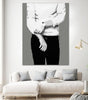 "Mr.right Black And White" Giant Art 72x54 Wall Art