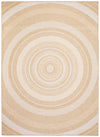 Carpette Neisha Modern dorée 5 pi 3 po x 7 pi 3 po