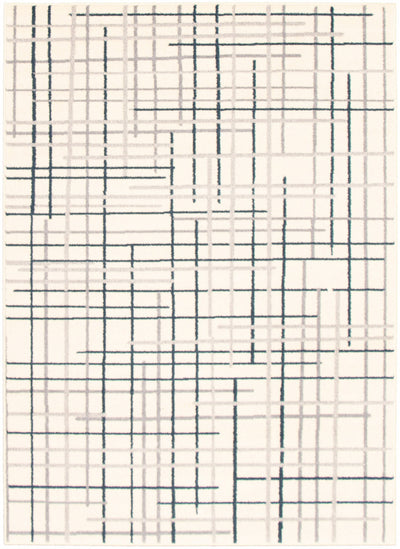 Taite Cream-Prol Area Rug - 3'11" x 5'7"
