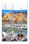  Luxury Vacation In South Of France 16 po x 24 po : Cadre d'art mural et panneau de tissu