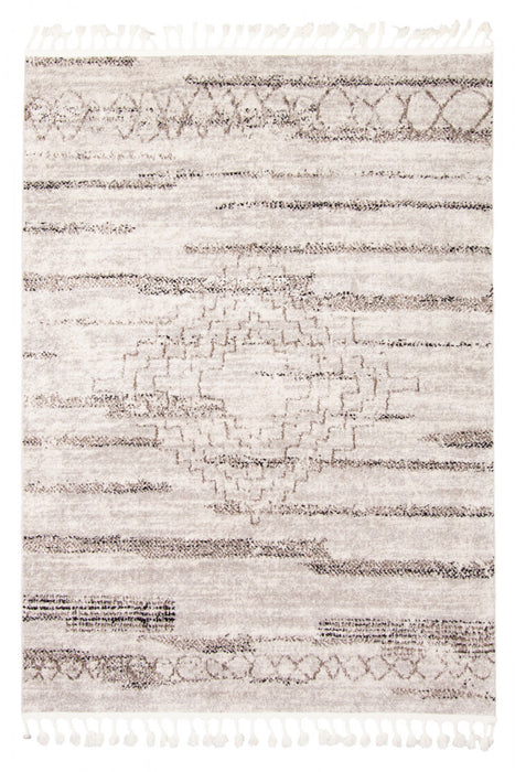  Carpette Vera Aztec ivoiregrise - 7 pi 10 po x 10 pi 5 po