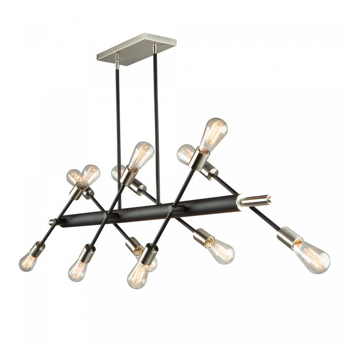 Luminaire suspendu Truro à 12 ampoules