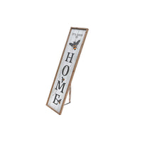Panneau encadré sur pied « It’s Good to Bee Home »