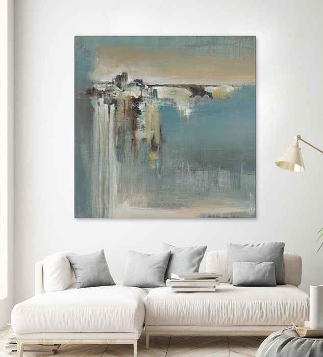 Œuvre d’art murale Giant Art « Fragmented Fields » 72 x 72
