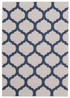 Carpette Sophie grisebleu marine - 5 pi 3 po x 7 pi 7 po