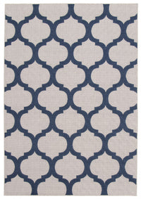 Carpette Sophie grisebleu marine - 5 pi 3 po x 7 pi 7 po