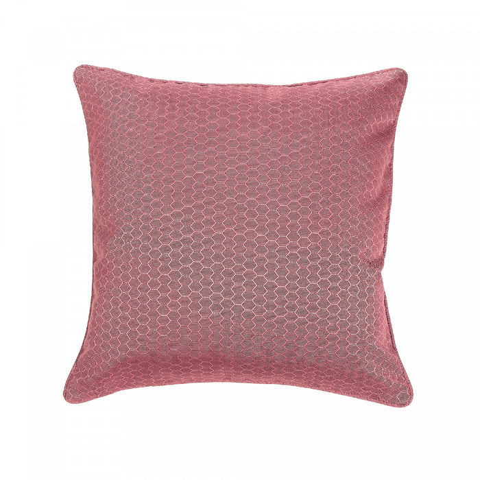 Coussin résistant à l’eau pour l’extérieur orné de pentagones rouges - ensemble de 2