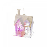 Ornement à DEL d’une maison - ensemble de 12 ornements de Noël