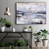 "Outline" Canvas Framed Black 32x24 Wall Art