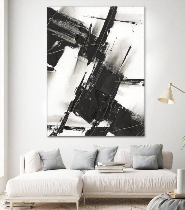 Œuvre d’art murale Giant Art « Diagonal Matrix I » 72 x 54