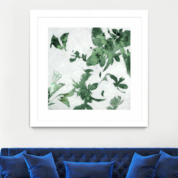  Œuvre d’art murale encadrée blanche « High Flying I » 36 x 36