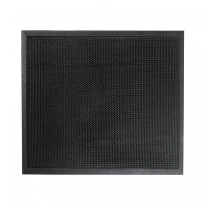 Rubber Pin Heavy Duty Black Floormat|Tapis de plancher noir robuste à épingles en caoutchouc