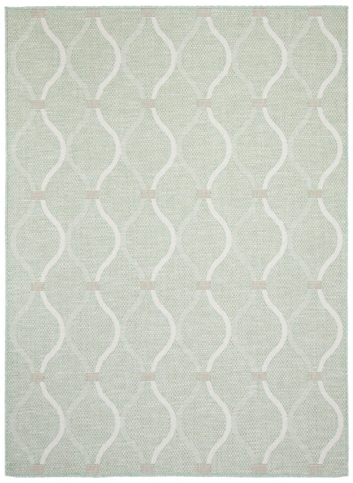 Carpette Neisha Abstract menthe 5 pi 3 po x 7 pi 3 po