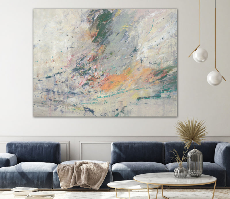 Œuvre d’art murale Giant Art « A Fabulous Finish Iv » 72 x 54