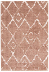 Carpette à poil long Serafina rose 7 pi 10 po x 10 pi 0 po