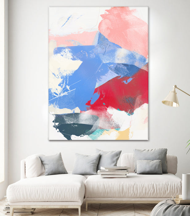 Œuvre d’art murale Giant Art « Sweet Poetry Ii » 72 x 54