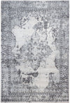 Carpette Roma grise à motifs de diamants 8 x 11