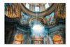  Sant'agnese In Agone In Rome, Italy 28 po x 42 po : Cadre d'art mural et panneau de tissu
