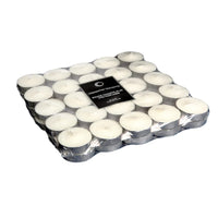 Paquet de 50 bougies chauffe-plats blanches non parfumées