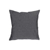 Coussin noir en chambray avec fermeture à glissière - ensemble de 2 coussins