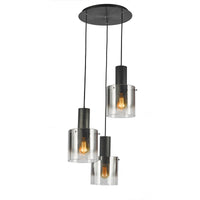 Lustre Henley noir à 3 ampoules